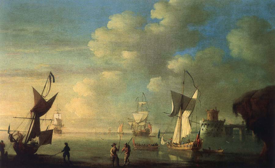 Monamy, Peter A royal yacht and other shipping off the coast